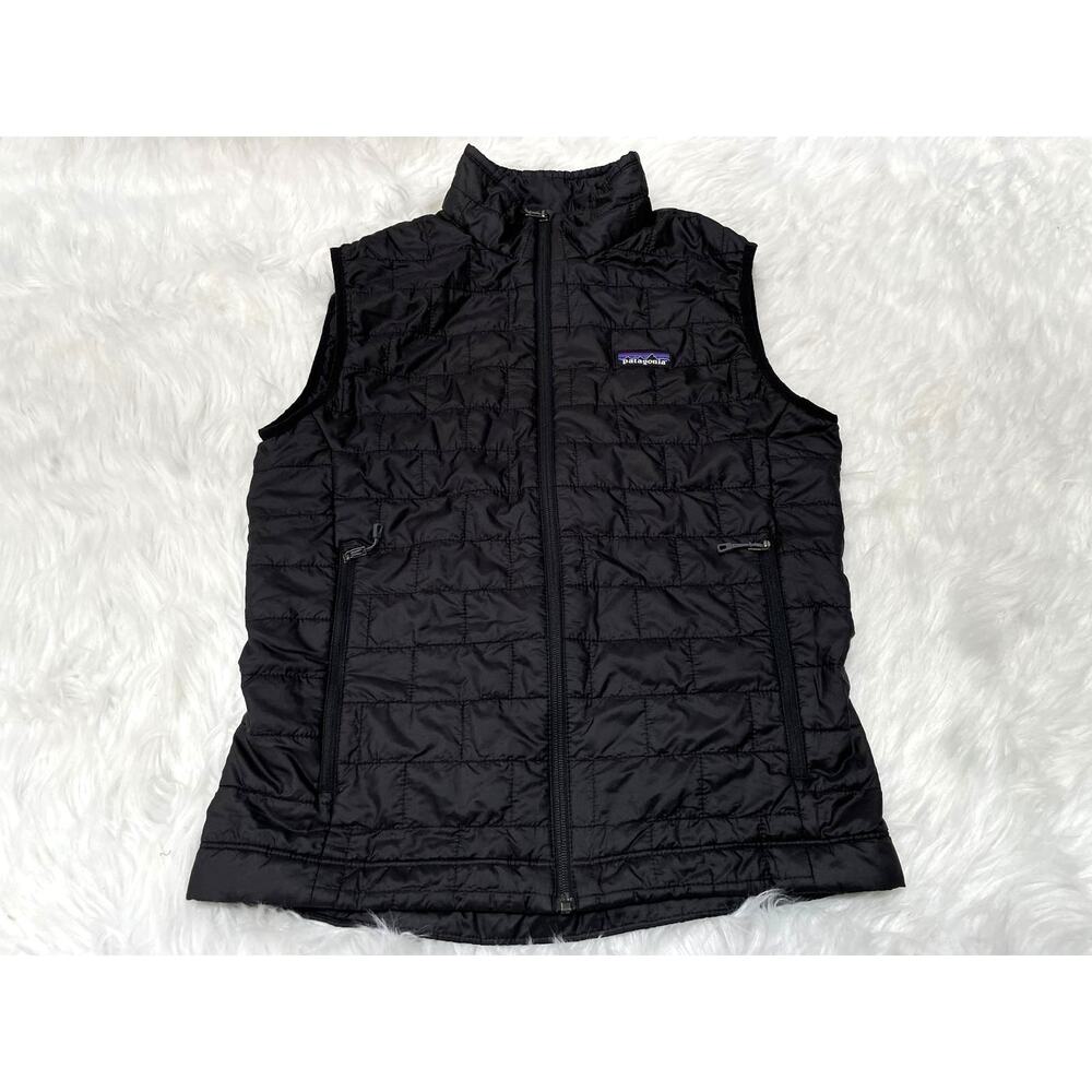 Patagonia Men's Nano Puff Vest Insulated Puffer Primaloft Black Sz Small
